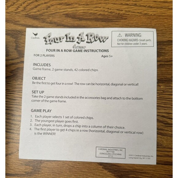 Four in a Row Game , Cardinal - Picture 5 of 6